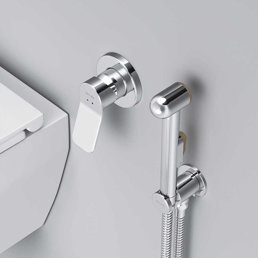 F40H85A00 гигиенический набор для скрытого монтажа со смесителем для душа AM.PM X-Joy  - Вид №2