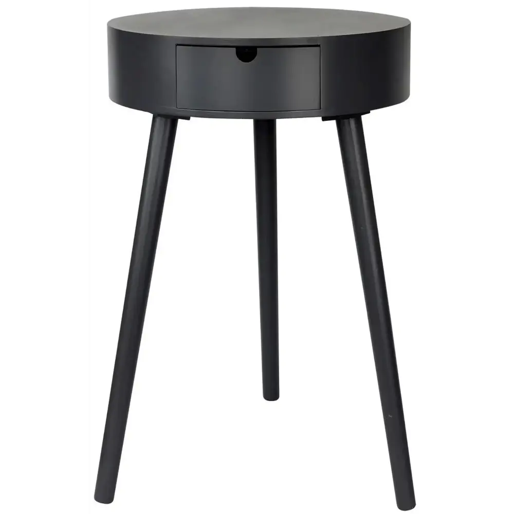 Журнальный столик овальный 40x61 см черный DREAM RIVER STLM-2019608