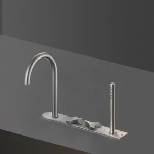 Обод монтаж комплект из 2-х последовательных смесителей с носиком H. 245 мм и цилиндрическая ручной душ диаметр 18 мм  ZIQ47 CEADESIGN