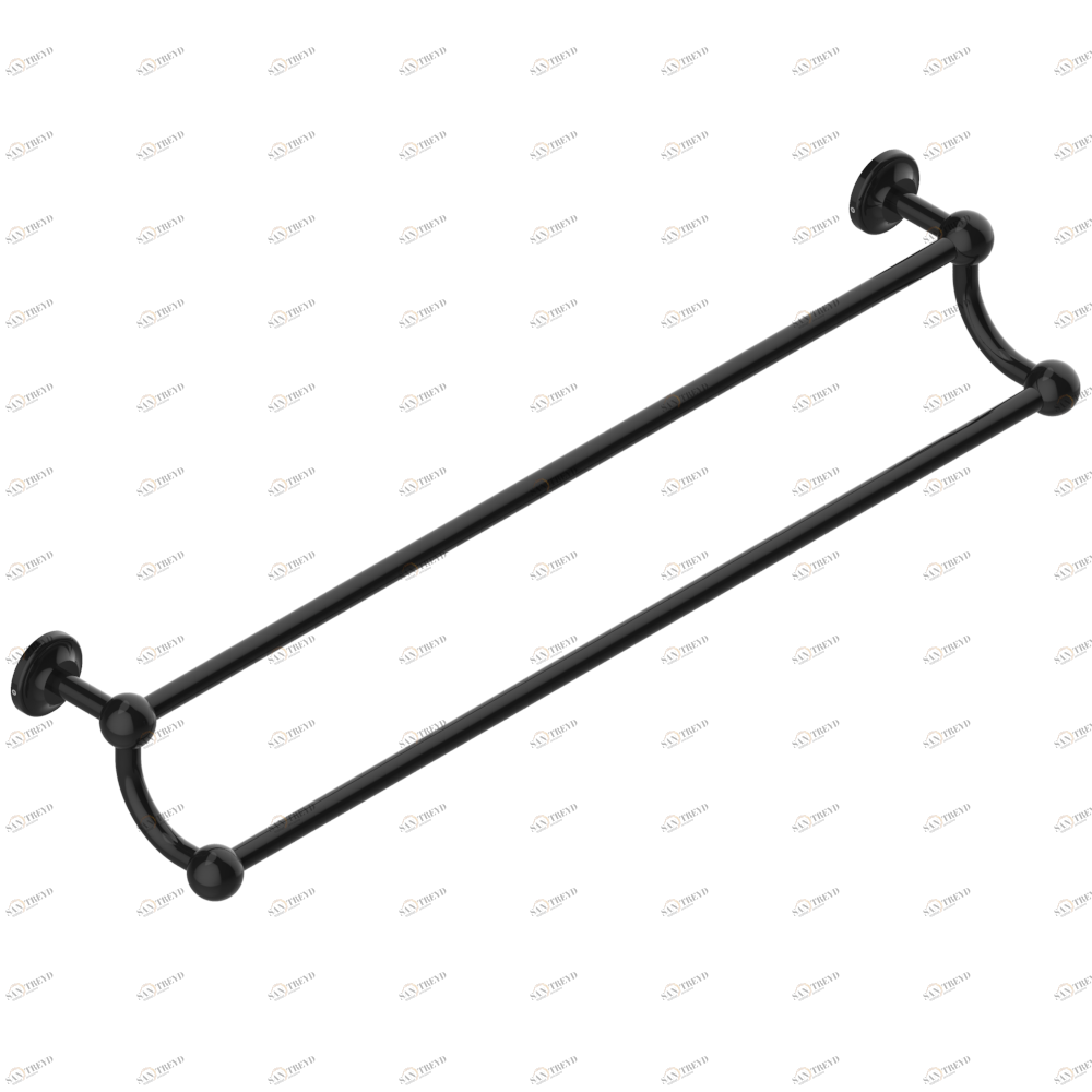 G29-516 Полотенцедержатель - 2 фиксированные рейки 70 cм, диаметр : 16 мм Thg-paris Charleston Покрытие PVD бронза G29-516 CAT.F