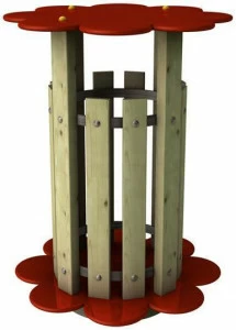 INDUSTRIA LEGNAMI TIRANO Урна для мусора из дерева