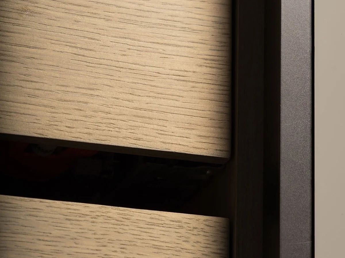 Деревянный шкаф для ванной комнаты со стеклянными дверцами Inbani слой ARCH-00041215 - Вид №11