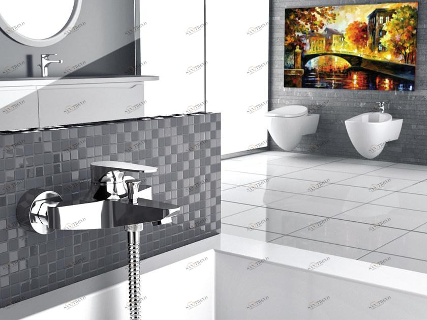 Remer Rubinetterie Смеситель для ванны настенный одинарный Class line L 05