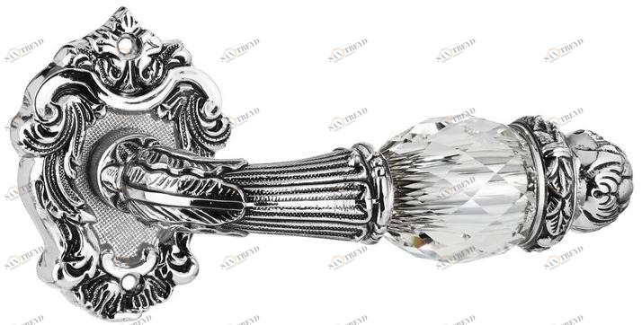 Bronces Mestre Хромированная ручка с кристаллами swarovski® на розе Treasure sun-id-1410290