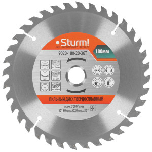 Диск пильный Sturm! 9020-180x20x36T 1287263