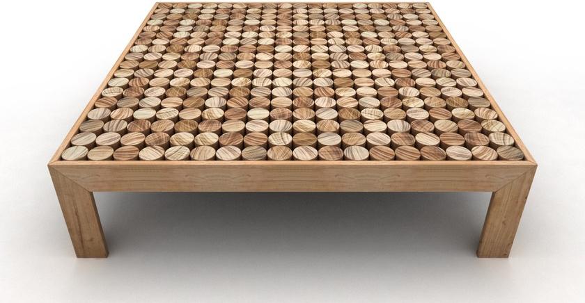 mg12 Низкий квадратный деревянный журнальный столик Sofia sun-id-1366946 - Вид №1