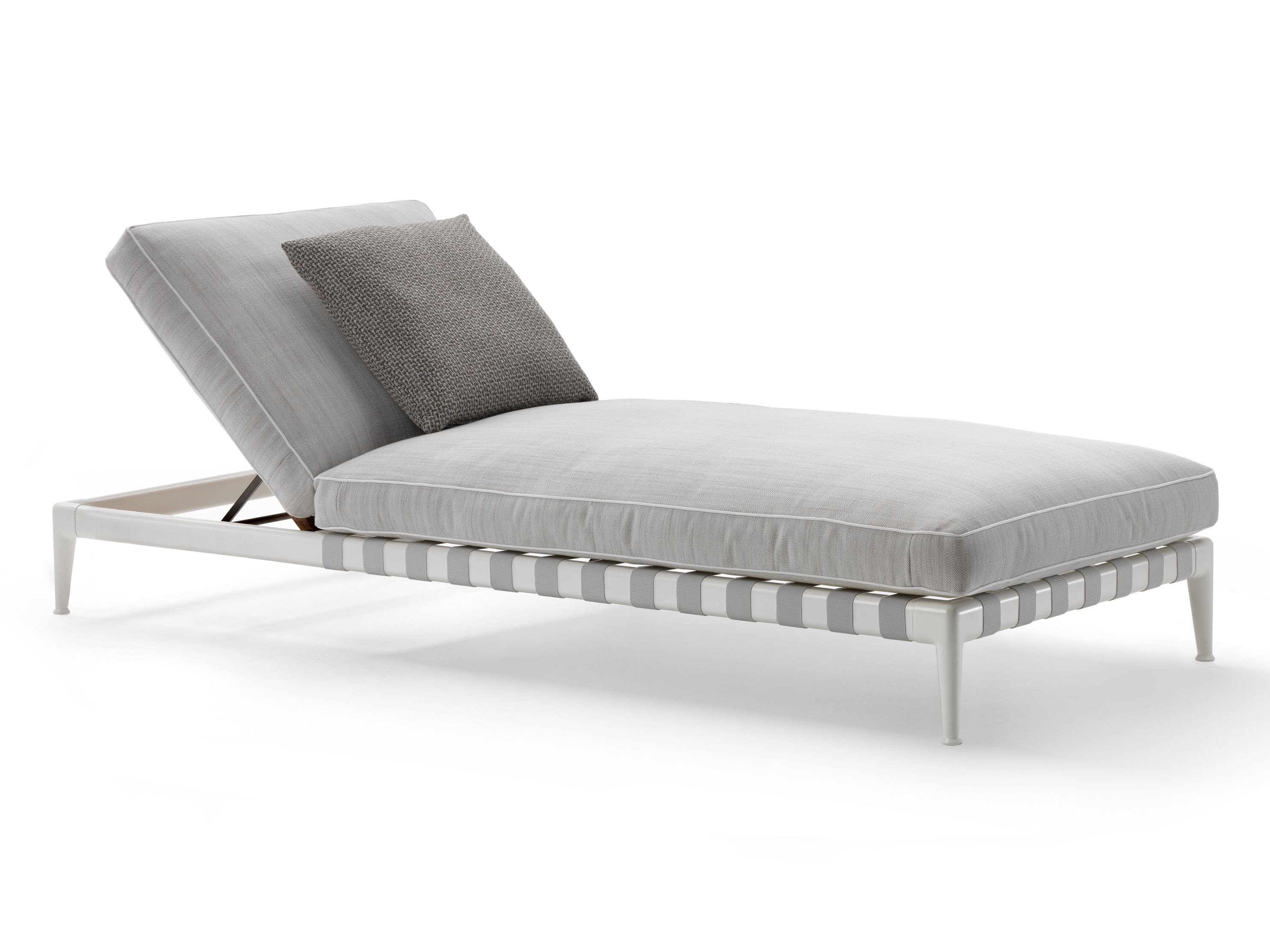 Открытый шезлонг с откидной спинкой из ткани Flexform Атлас ARCH-00097943 - Вид №1