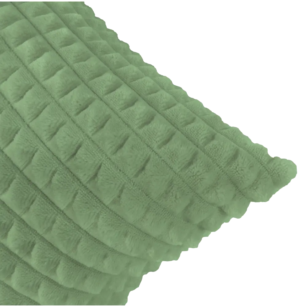 Подушка Плюш 40x40 см цвет оливковый LINEN WAY STLM-2033588 - Вид №2