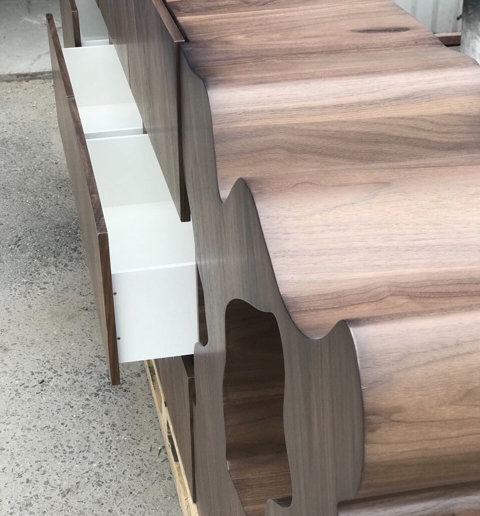 Комод с 6 ящиками орех "Пень толстый" от Odingeniy ODINGENIY ДИЗАЙНЕРСКИЕ, КОМОДЫ "ПЕНЬ" ОТ ODINGENIY 178423 Коричневый;орех  - Вид №3