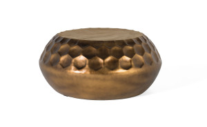 Круглый железный журнальный столик