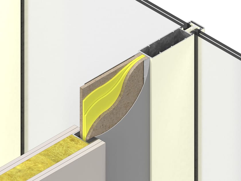 Акустическая панель навесной стены для уменьшения звука в точках соединения Siderise FIP ARCH-00052180