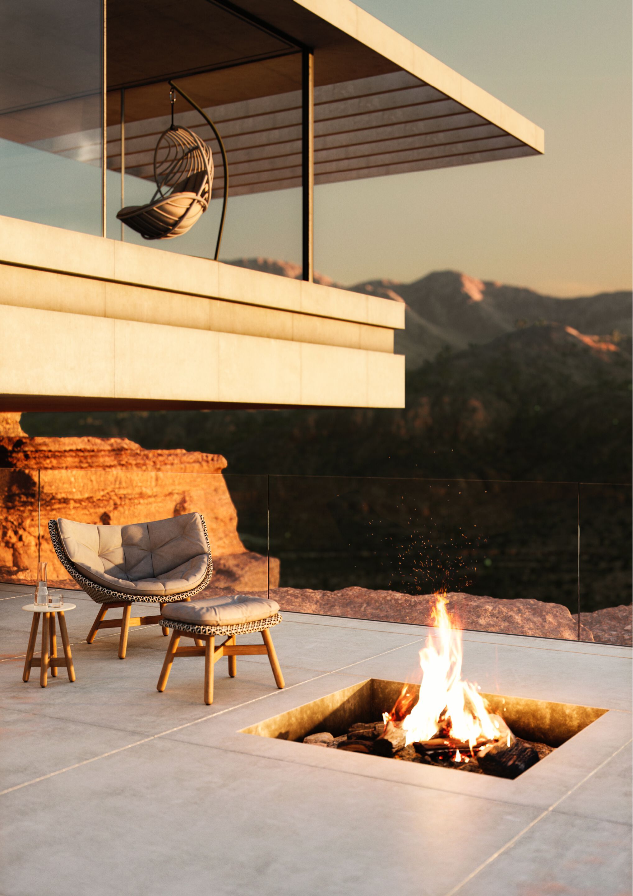 Круглый стол из тикового дерева DEDON MBRACE ARCH-00079024 - Вид №9