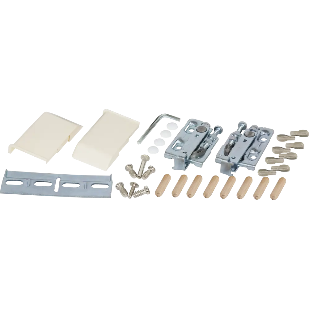 Каркас навесной угловой скошенный 40х35х92 см, ЛДСП, цвет белый DELINIA STLM-2060811 - Вид №3