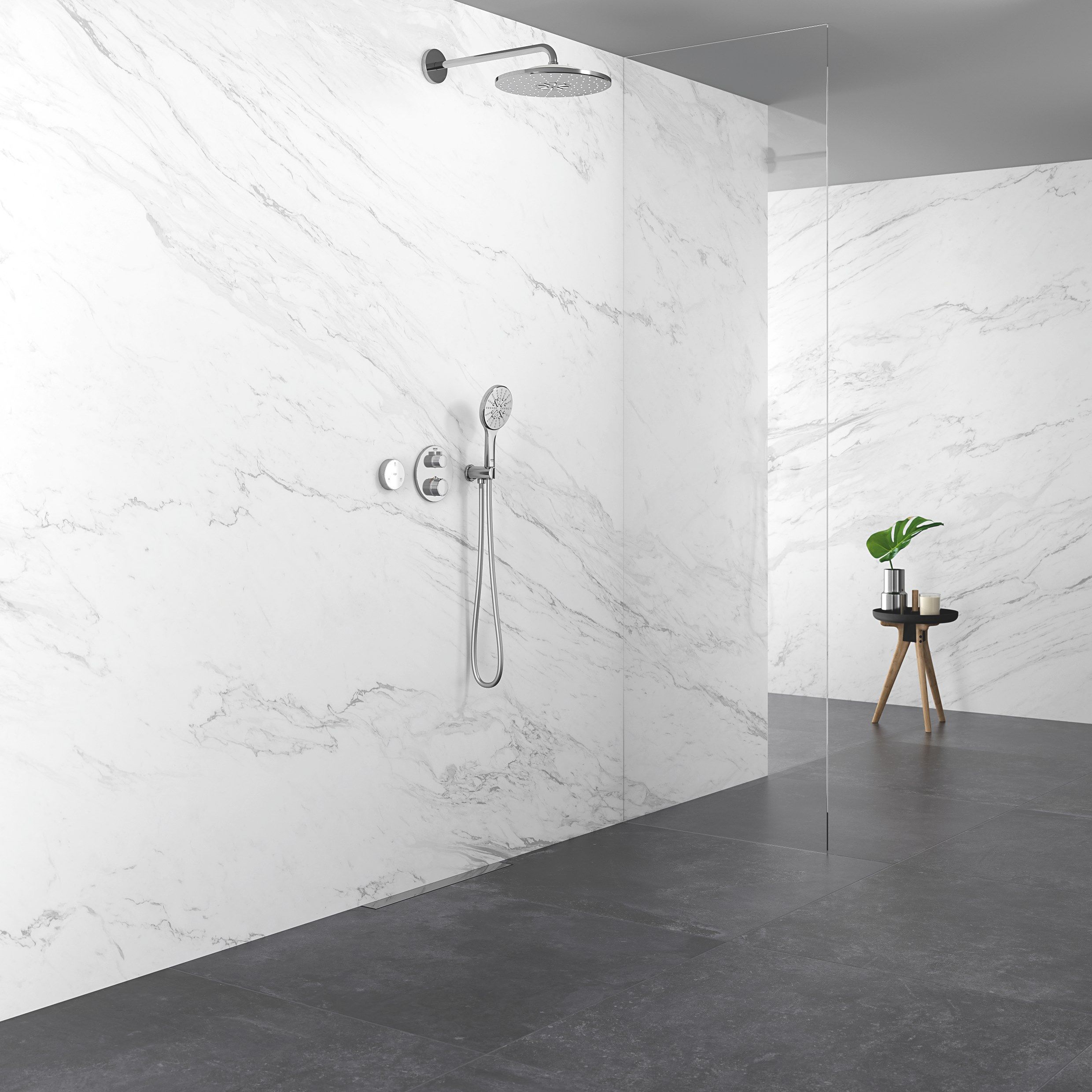 Настенный ручной душ с 3 струями для душа Grohe Rainshower SmartActive ARCH-00121609 - Вид №23