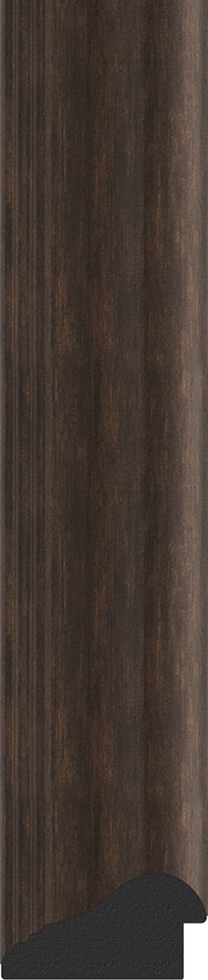 BY 1154 Зеркало с фацетом в багетной раме - палисандр 62 mm EVOFORM Exclusive - Вид №2