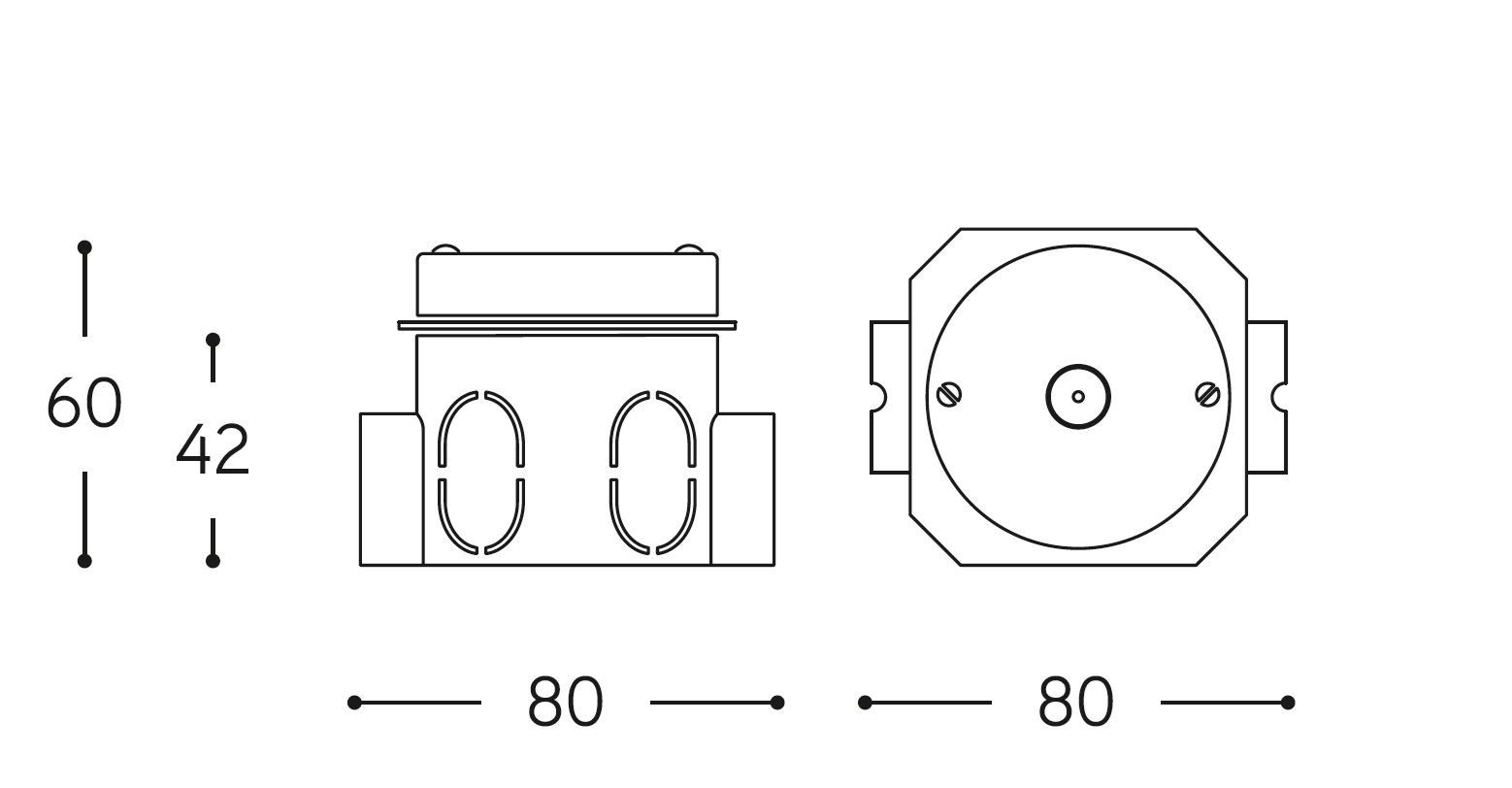 Керамический одиночный коаксиальный разъем Aldo Bernardi Аквариум ARCH-00071893 - Вид №1