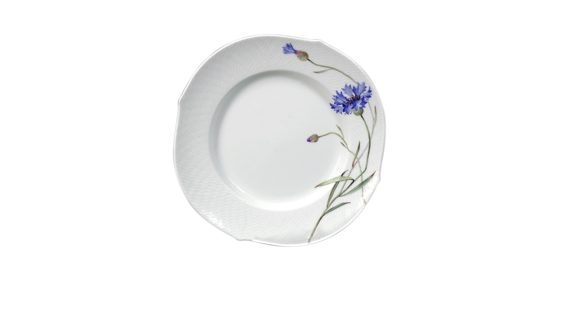 10526775 Meissen Сервиз кофейный 6/22 "Игра волн, рельеф, голубые васильки" Фарфор  - Вид №4