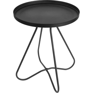 Столик кофейный Sheffilton круг 40x40 см черный