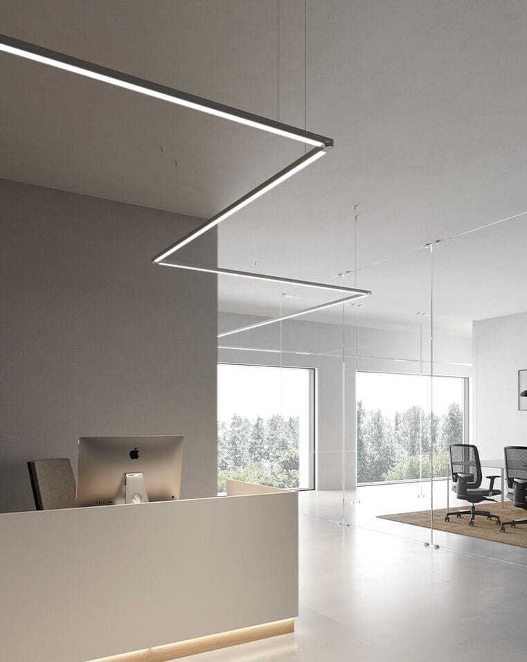 Алюминиевый профиль линейного освещения с порошковым покрытием Novalux P-30 ARCH-00083614 - Вид №1