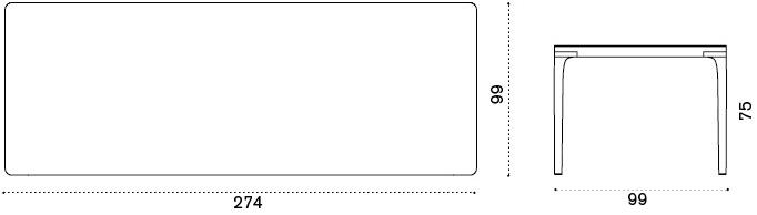 Ethimo Прямоугольный садовый стол из керамогранита Play Pltrm2__t - Вид №7
