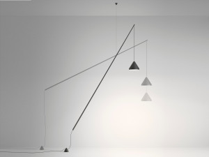 Подвесной светильник / торшер из углеродного волокна