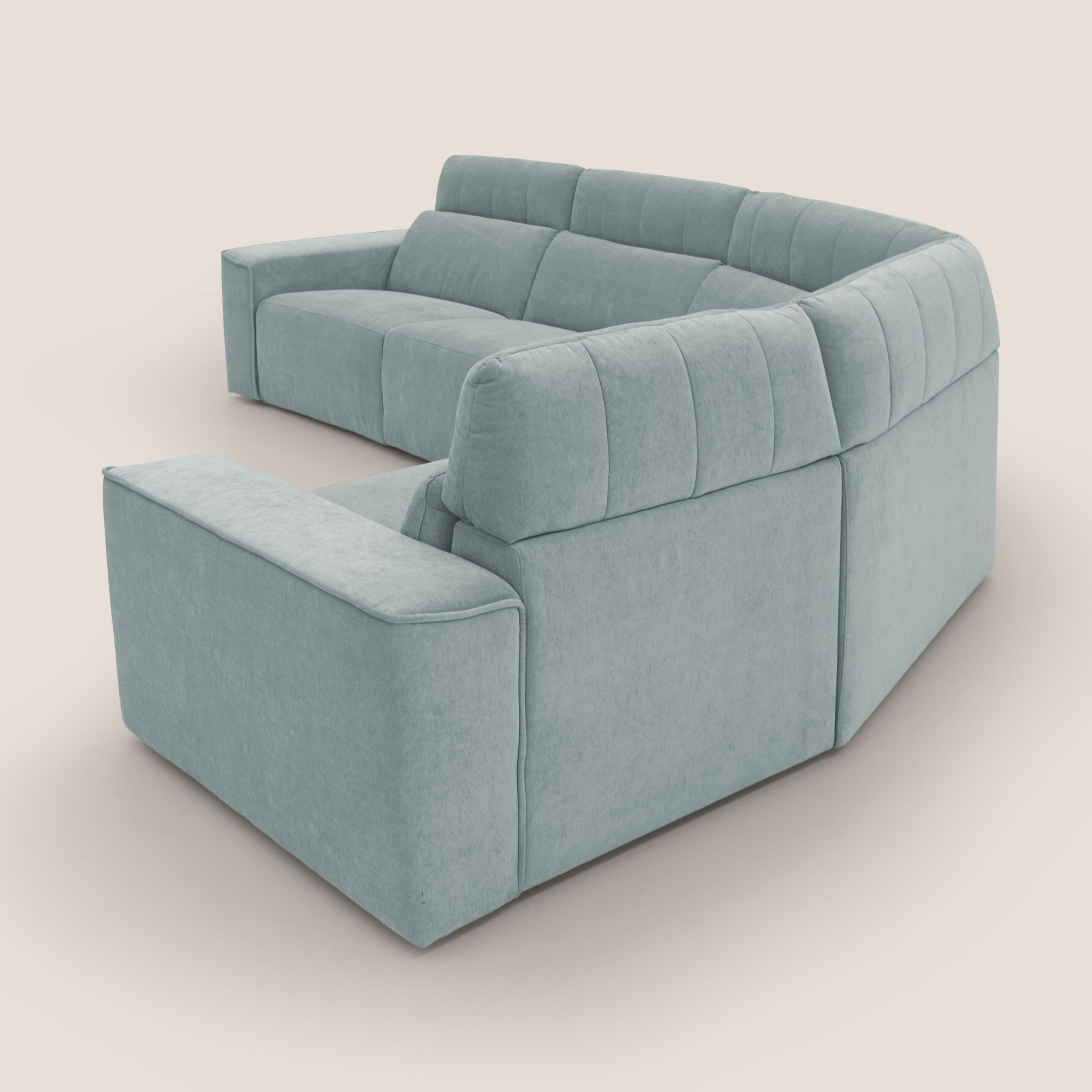 Угловой диван с откидной спинкой из ткани Divani.Store Clark ARCH-00090714 - Вид №49