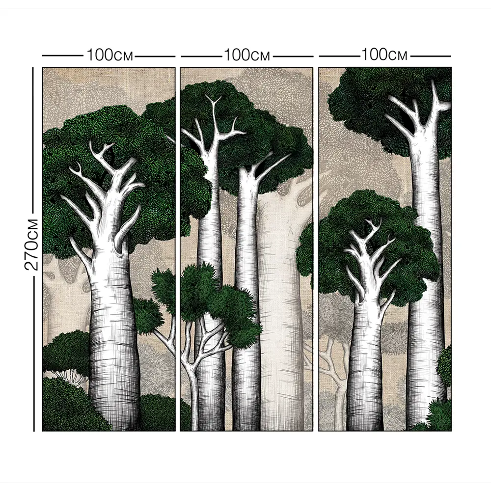Фотообои Секвойя флизелиновые 300x270 см L13-862 FBRUSH STLM-2097114 - Вид №4