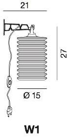 Rotaliana Силиконовый настенный светильник Lampion sun-id-1395816 - Вид №3
