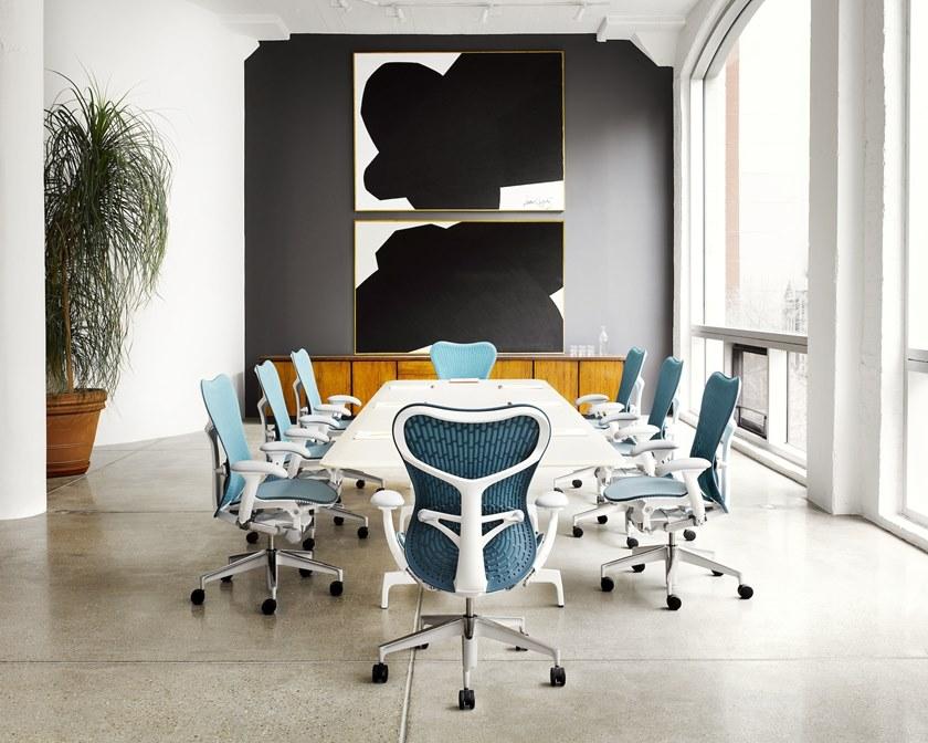 Herman Miller Эргономичное вращающееся офисное кресло из полимера triflex Mirra 2 sun-id-1513131 - Вид №17