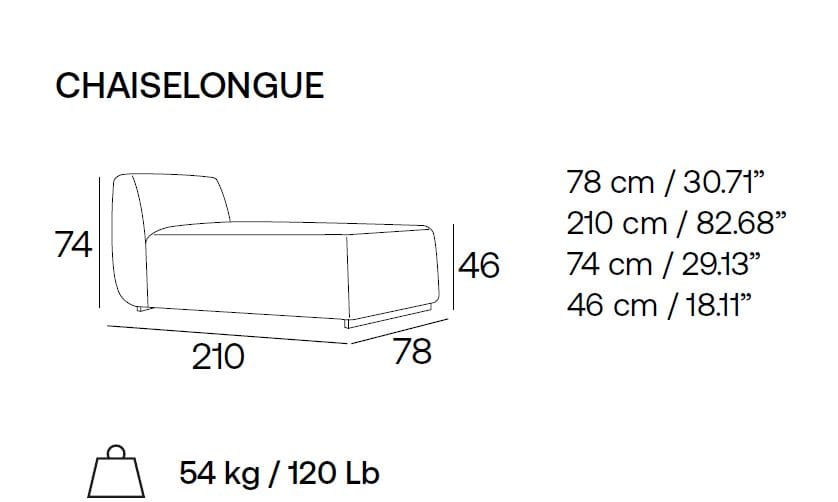 Мягкая ткань Dormeuse Adrenalina Nuda ARCH-00030617 - Вид №3