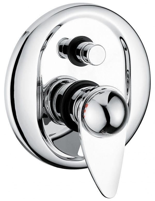5019CR Внутристенный смеситель Cheope на 2 выхода, цвет хром EMMEVI