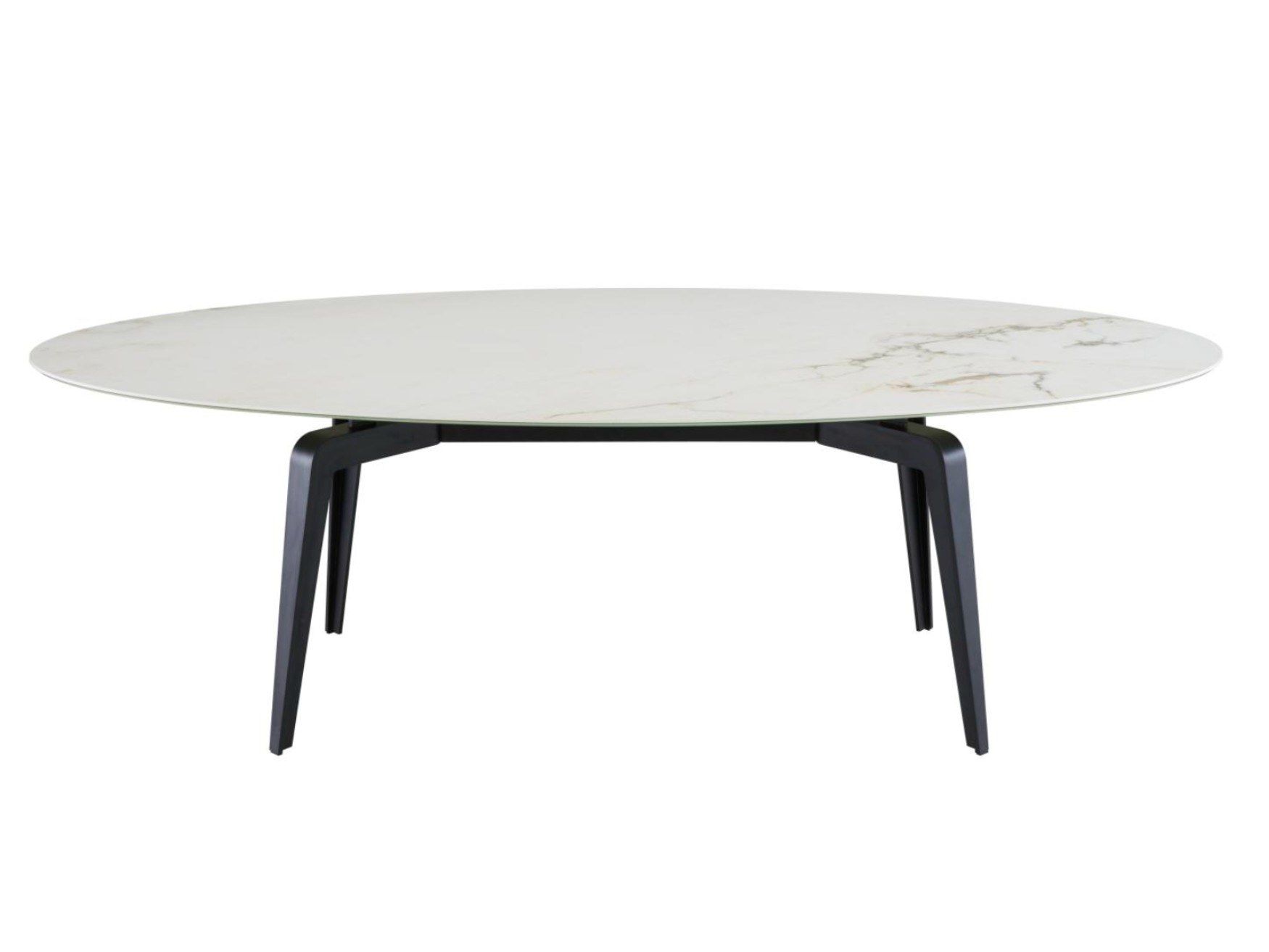 Овальный стол с столешницей из керамогранита с эффектом мрамора Ligne Roset ODESSA ARCH-00137096 - Вид №4