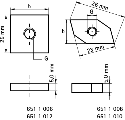 6511012 Монтажные профиля BIS Монтажные гайки нерж. монтаж в профиле BIS RapidRail® WALRAVEN  - Вид №1