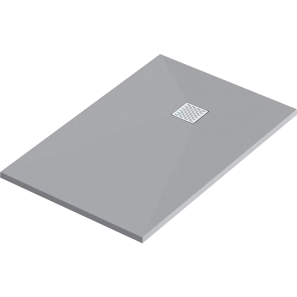 Душевой поддон Keram литьевой мрамор 120x80 см цвет грей 83210766 STLM-2190862 Santreyd Essentia - Вид №1