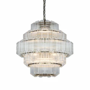 Люстра Vittoria 10A clear от Delight Collection прозрачная KG0769P-10A DELIGHT COLLECTION ДИЗАЙНЕРСКИЕ 247088 Прозрачный