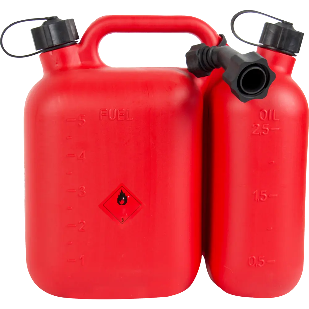 Канистра для топливной смеси Дельта с двумя отсеками 5+2.5 л 82192588 STLM-0021634