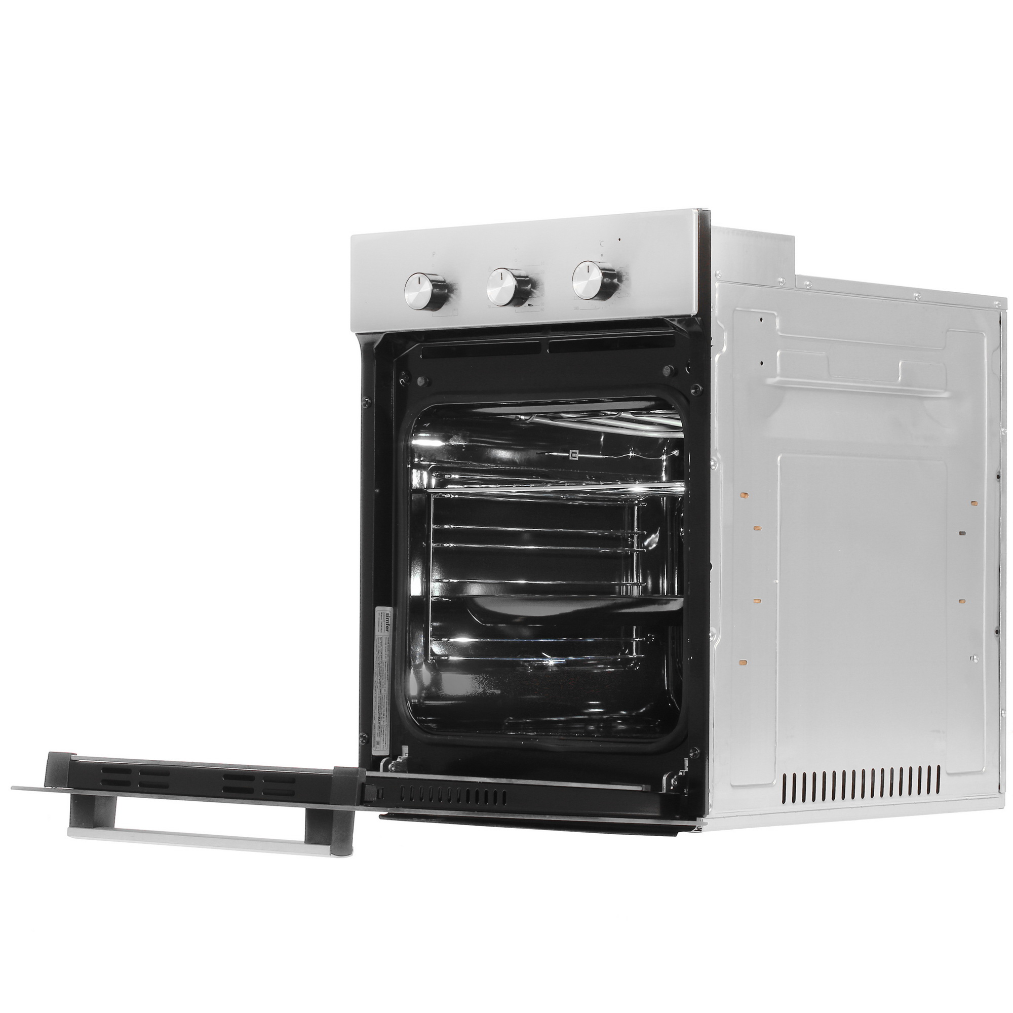 8186938 Электрический духовой шкаф Simfer B4EM14016 серебристый STDN-0030341 - Вид №4