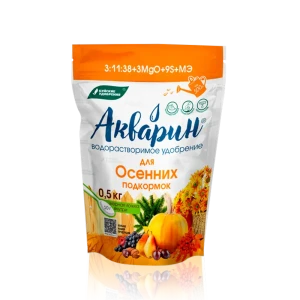 БУЙСКИЕ УДОБРЕНИЯ Аквамарин - осенняя подкормка для растений 0.5 кг 89379516