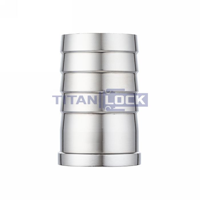 Штуцер приварной нержавеющий под шланг (ёлочка), DN20, TL20FHW TITAN LOCK  - Вид №2