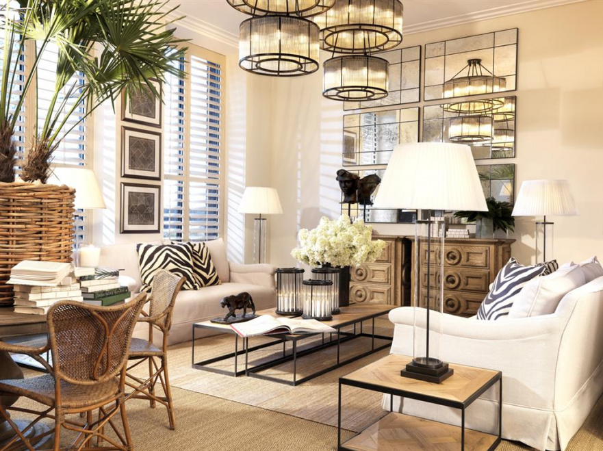 Стул Colony от Eichholtz Светло-коричневый EICHHOLTZ ДИЗАЙНЕРСКИЕ, EICHHOLTZ 062190 Коричневый  - Вид №3