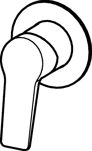 Oras 3884 Панель смесителя для душа 3884 Twista Хром  - Вид №2