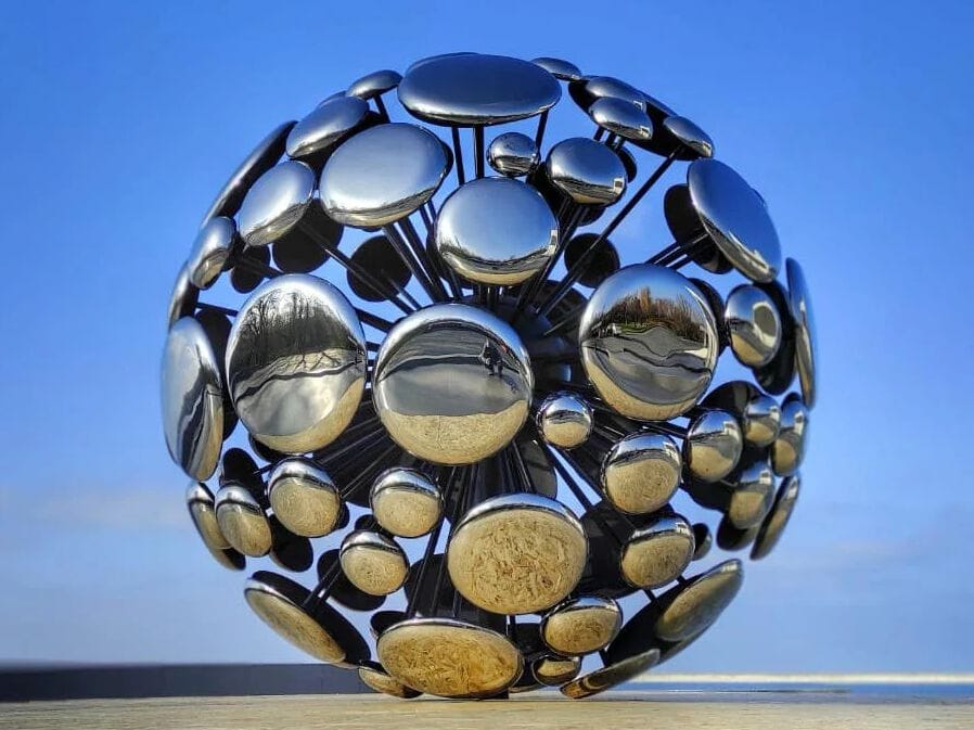 Стеклянная скульптура PlusObject SPACE EXPENSION SILVER ARCH-00136020