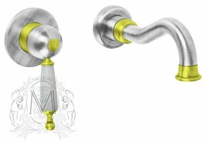 Смеситель MIGLIORE Oxford ML.OXF-6345.CRDO для раковины - хром/золото