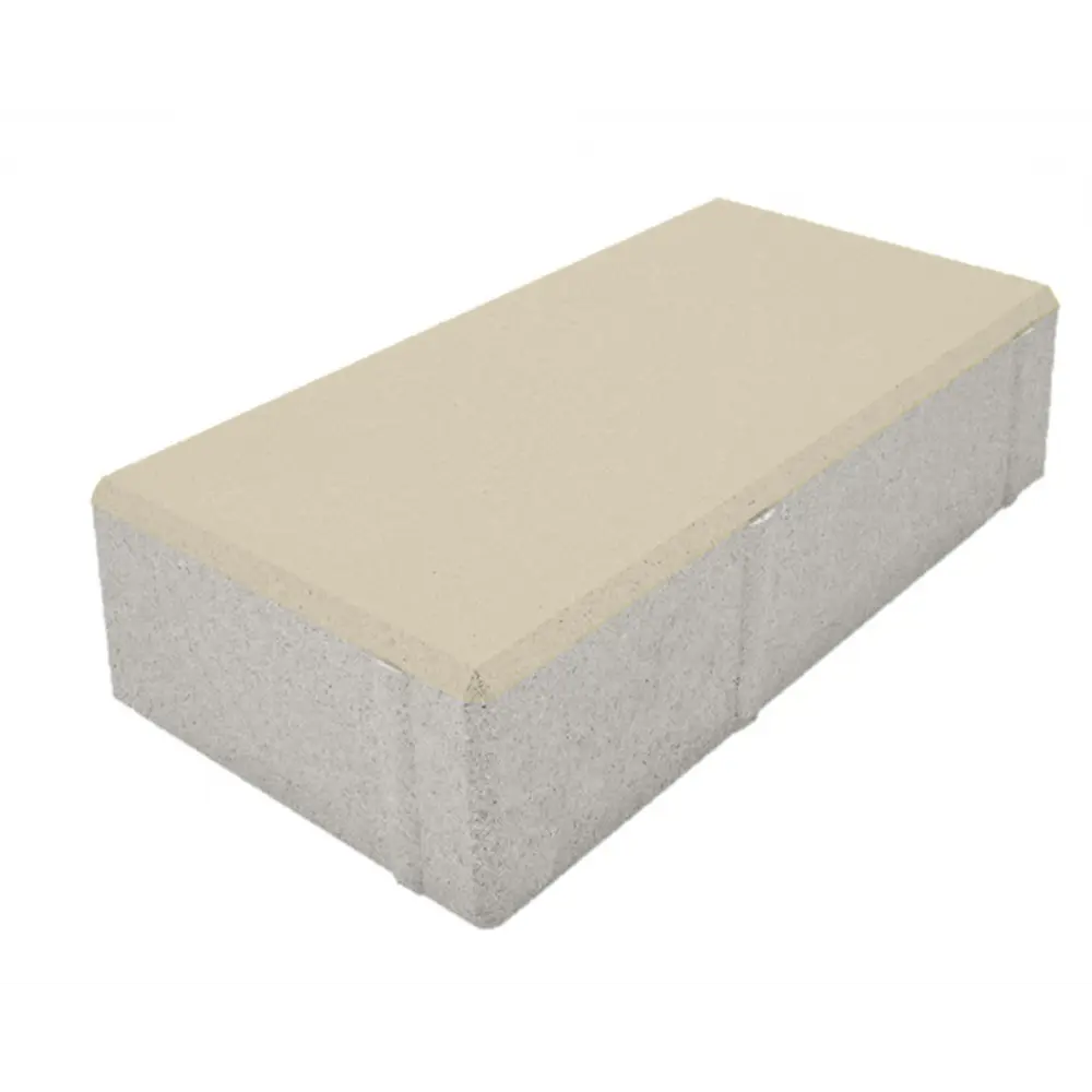 Плитка тротуарная Призма 200x100x70 мм цвет белый 85263195 STLM-2048348 Santreyd 