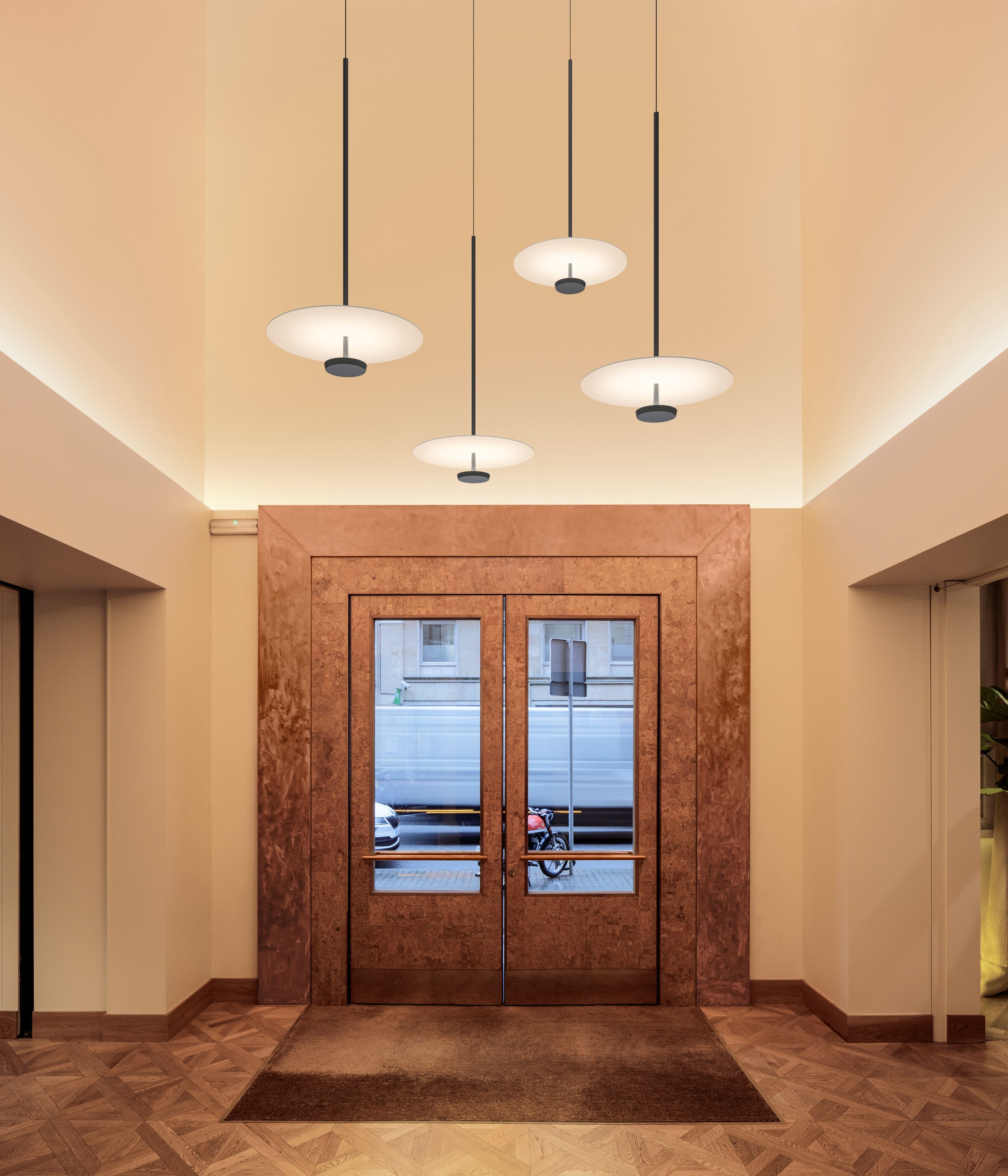 Металлический светодиодный подвесной светильник Vibia ARCH-00033406 - Вид №2