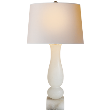 LAAR0637 Современная настольная лампа Balustrade из алебастра ijlbrown 