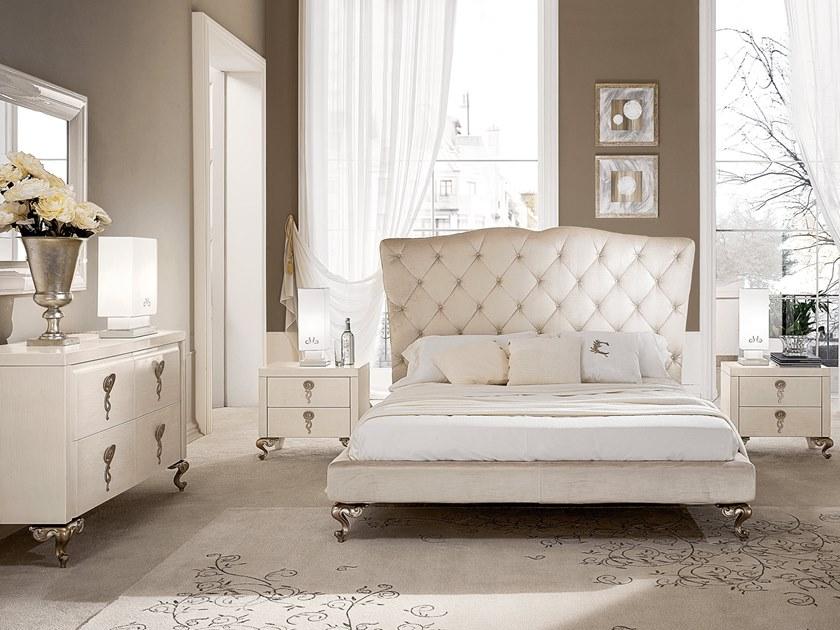 Cantori Кровать двуспальная с обивкой и высоким изголовьем George sun-id-1350499 - Вид №1