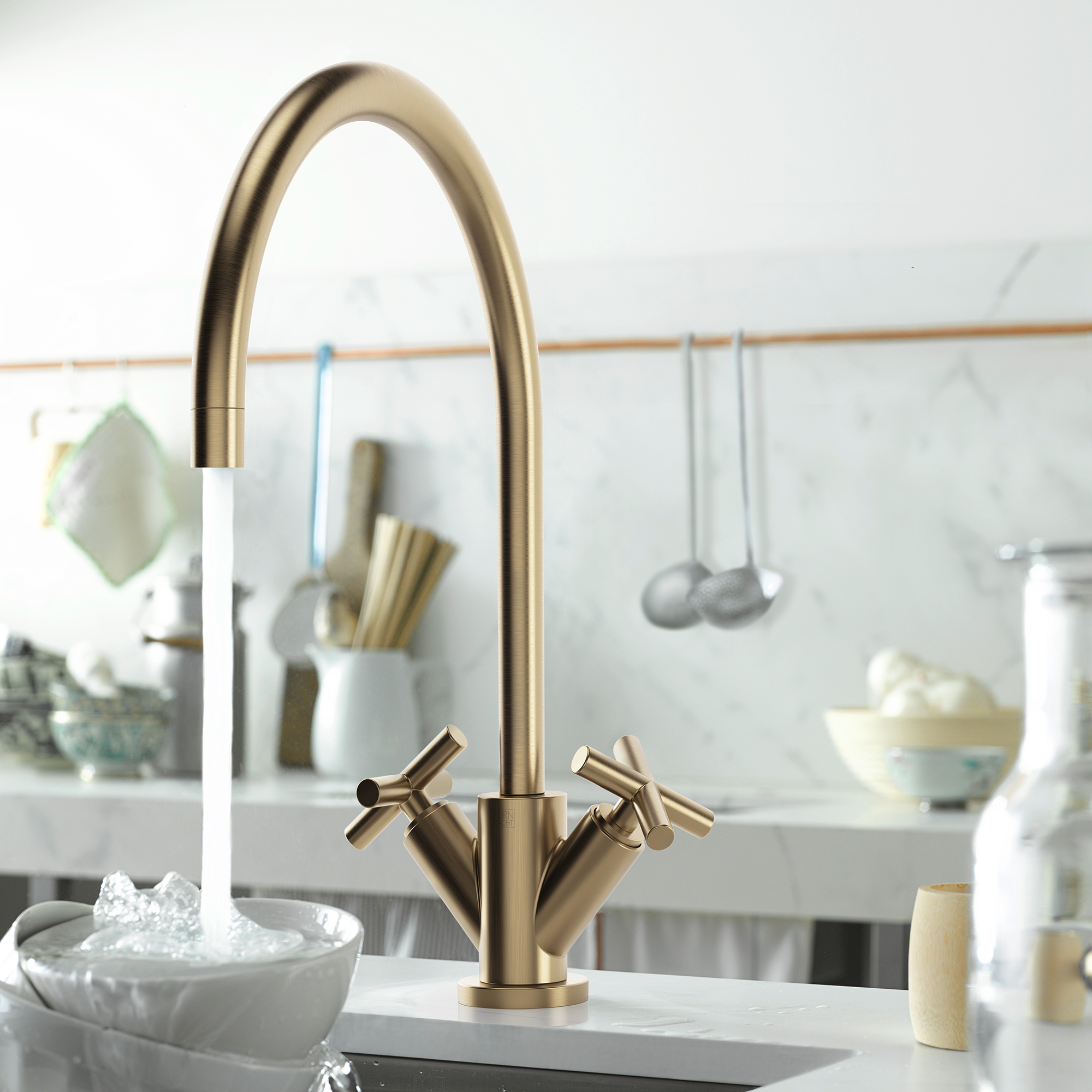 TARA Смеситель на одно отверстие - Матовый хром DornBracht 22815892-93 - Вид №1