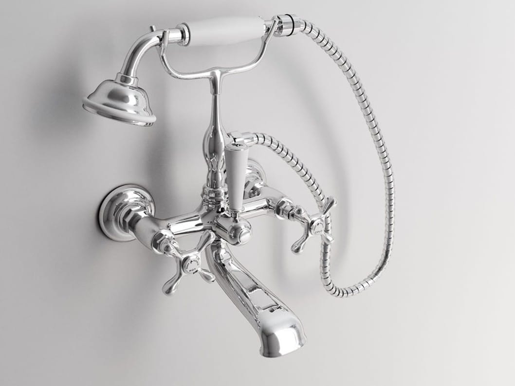 Настенный смеситель для ванны с 2 отверстиями и переключателем Park Avenue Джеймс ARCH-00076639 - Вид №1