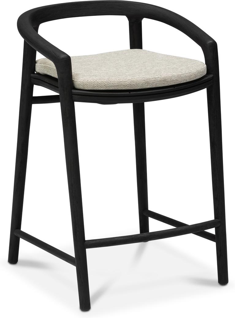 Табурет барный 61 teak nero Manutti Solid MNST08 - Вид №1